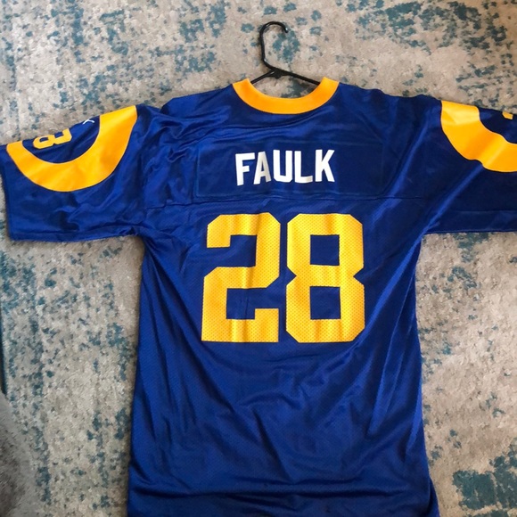 COPY - COPY - Throwback Marshall Faulk St.louis Rams jer… - Picture 2 of 2